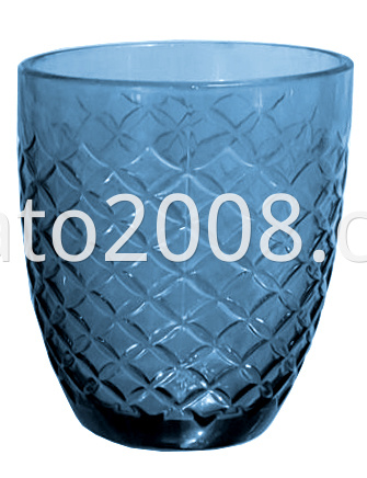 glass tumbler-Blue